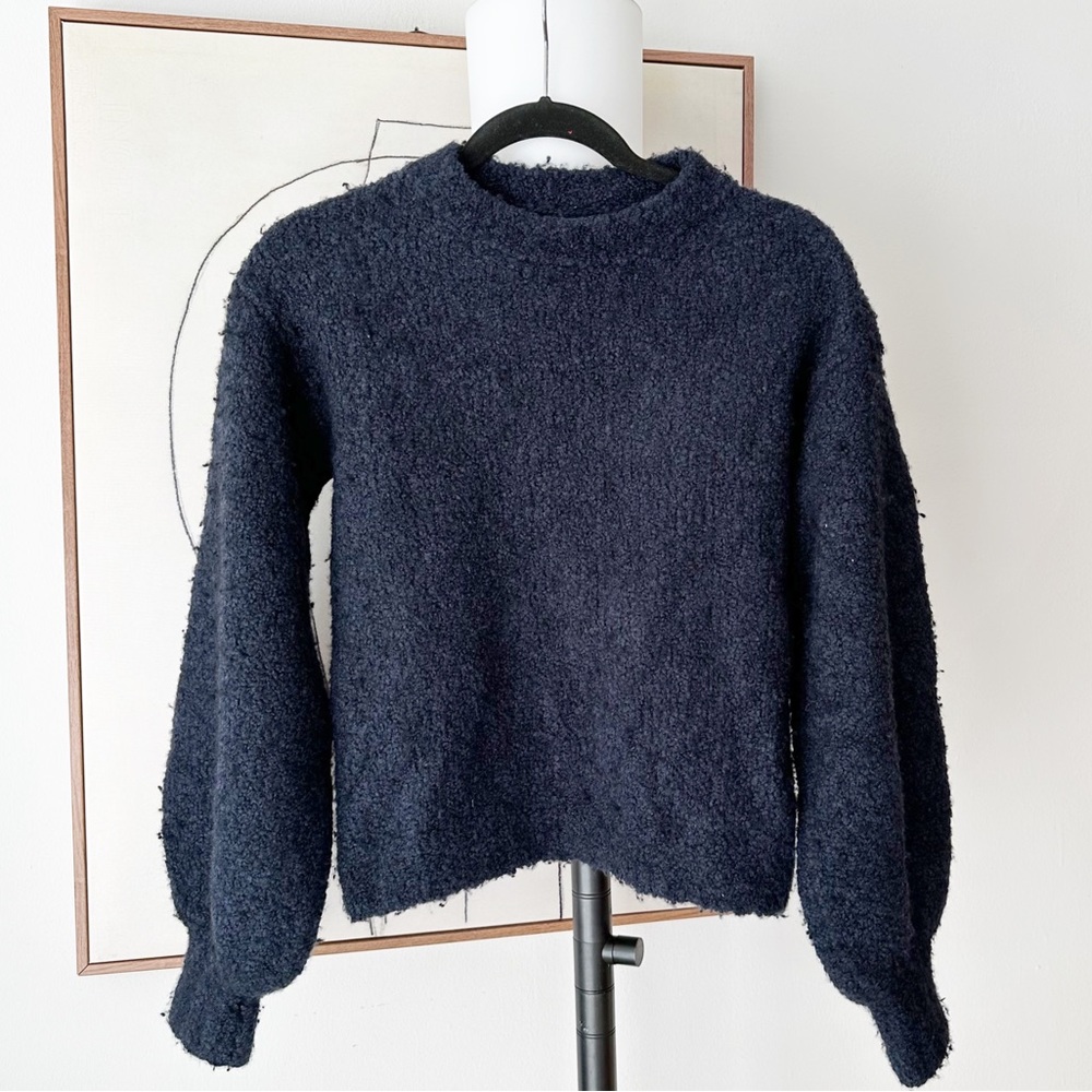 Ulla Johnson Navy Crew Neck Sweater